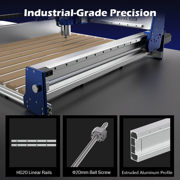 PROVerXL 2x2 CNC Router with Vectric Software, Professional Grade Precision & Pre-Assembled Modular Design
