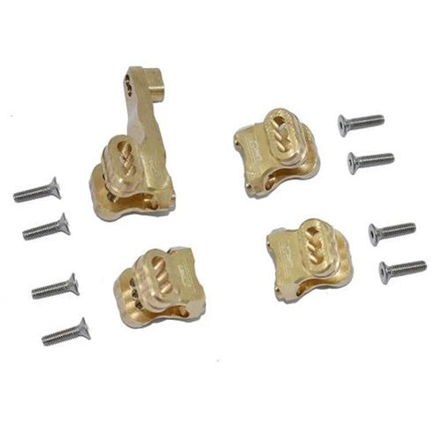 GPM TRX4089X-OC Brass F&R Axle Mount Set For Suspension Links : TRX-4 Crawlers