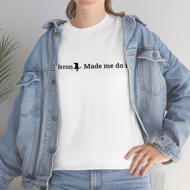 Ken Heron Made Me Do It! T-Shirt - Black Logo