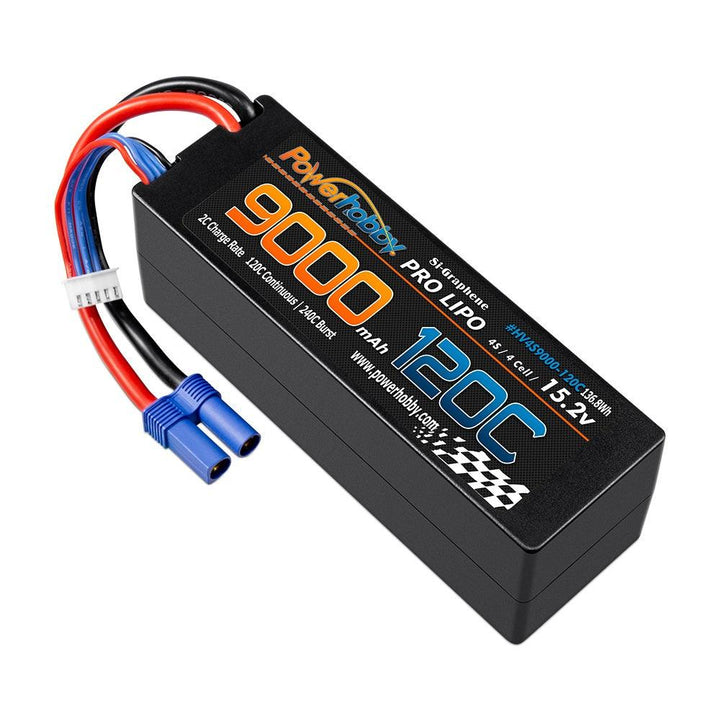 Powerhobby 4S 15.2V 9000mah 120c Graphene Lipo Battery w EC5 Plug