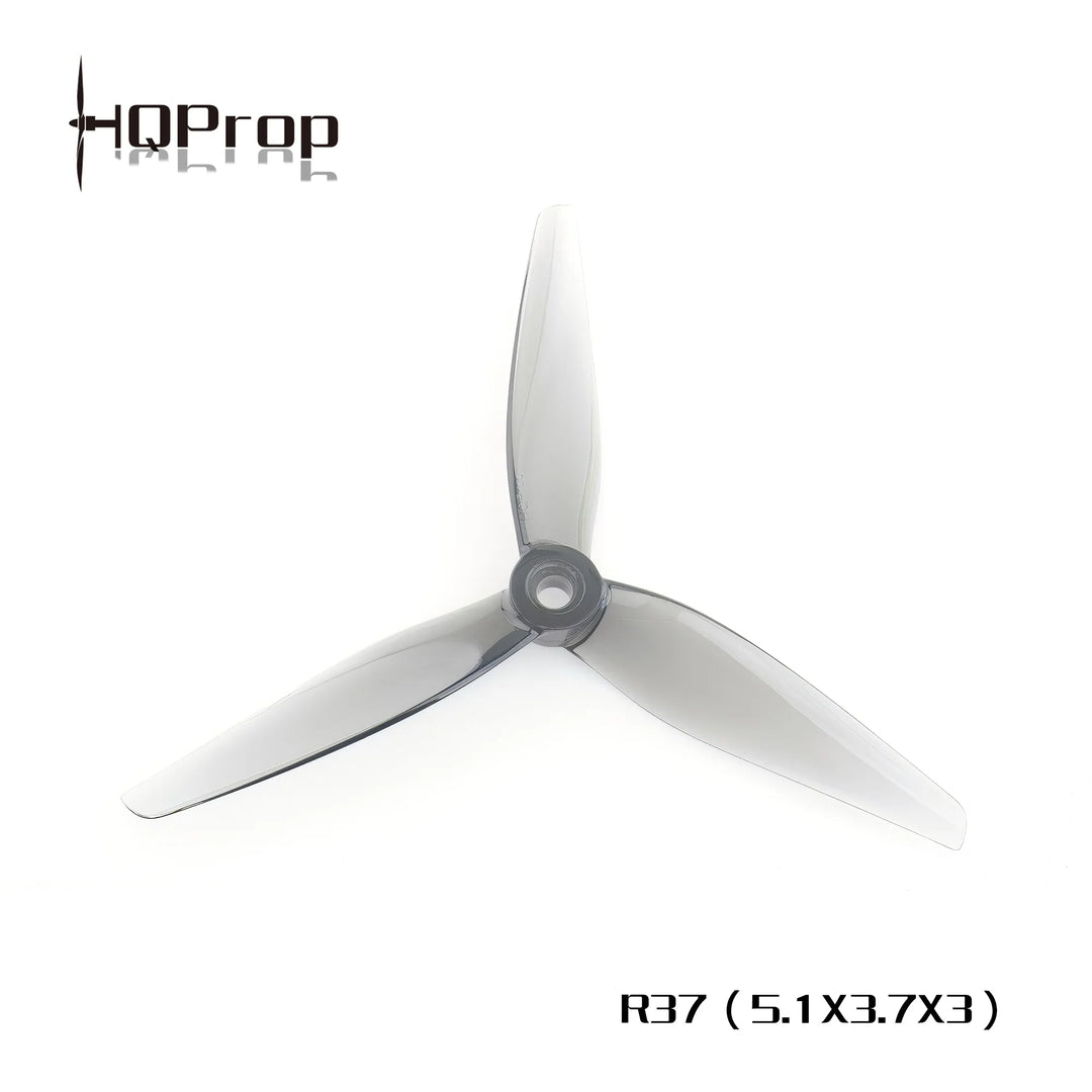 HQ Prop R37 5137-3 5.1" Tri-Blade Racing Prop (2CW+2CCW) - Grey