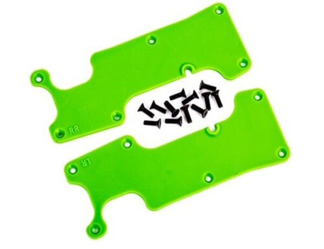 TRAXXAS 9634G Suspension arm covers, GREEN, rear (left and right)
