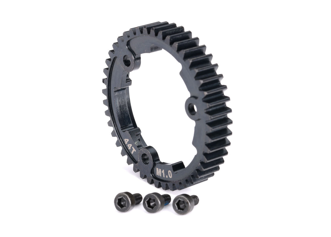 Traxxas 6438 44-Tooth Wide-Face Machined-Steel Spur Gear (1.0) 44T MAXX Slash