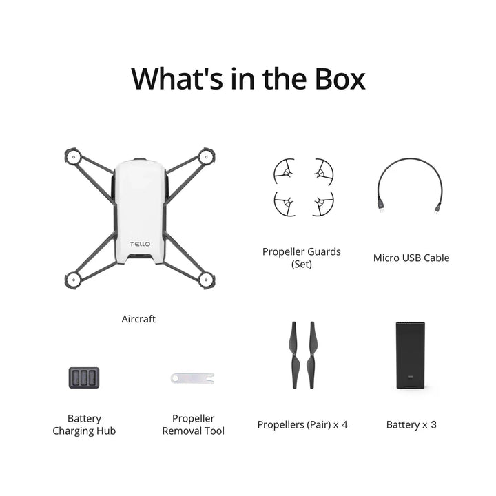 DJI Tello Boost Combo Mini Drone with 3 Batteries (Open Box)