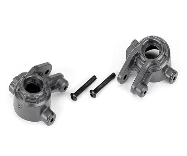 Traxxas 9037-GRAY Steering Blocks Heavy Duty Black 4x4 Hoss/Rustler/Slash