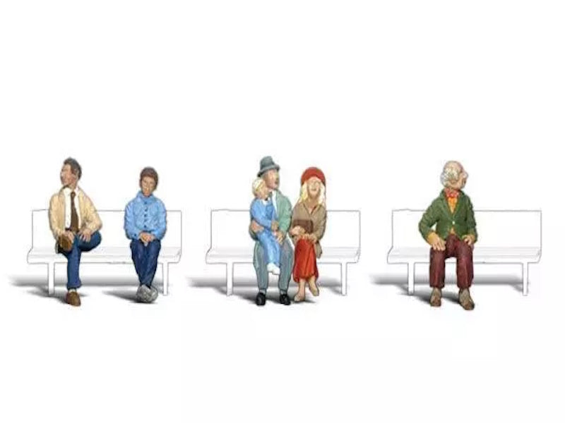 Woodland Scenics A2731 O Train Figures Passengers