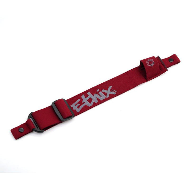 ETHiX HD Goggle Strap V3 Grey on Burgundy