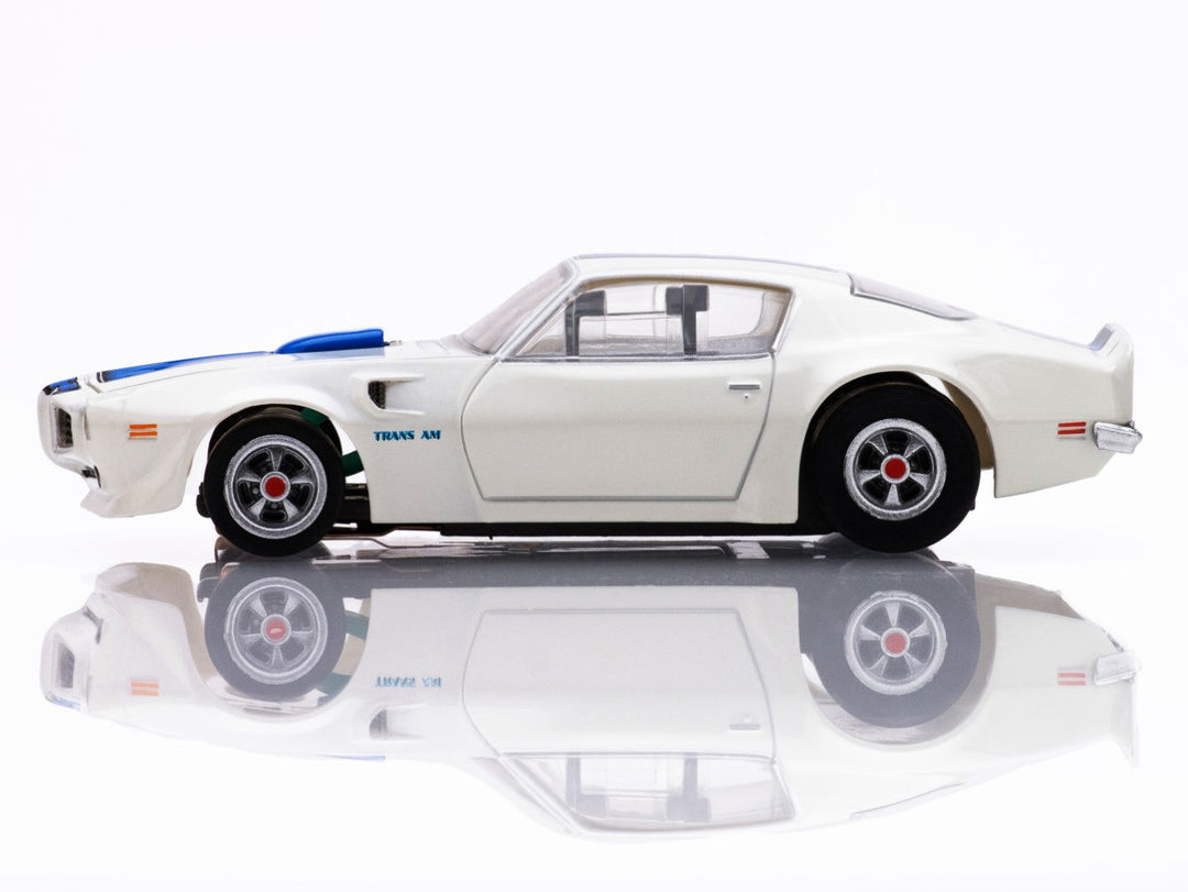 AFX 1970 Pontiac Firebird Trans Am White HO Slot Car 22096 Mega G+ AFX22096
