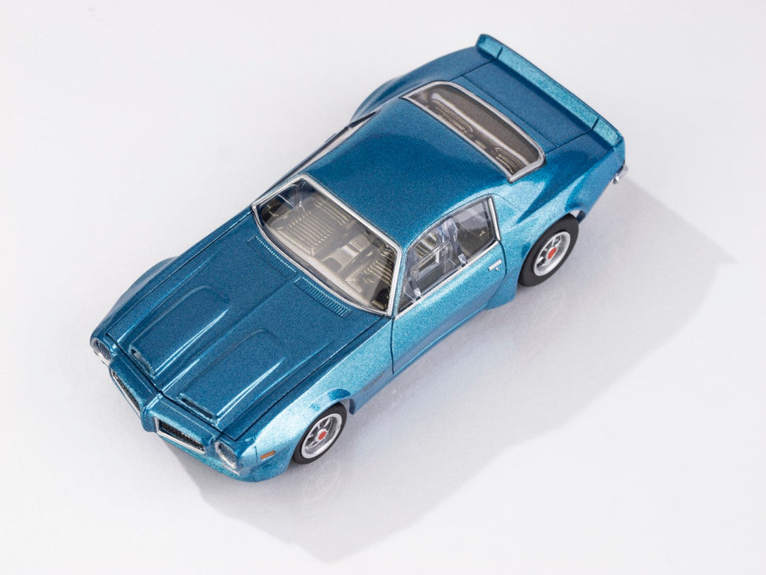 AFX Pontiac Firebird Formula 400 Blue Orange HO Slot Car MegaG+ 22123 + 22124
