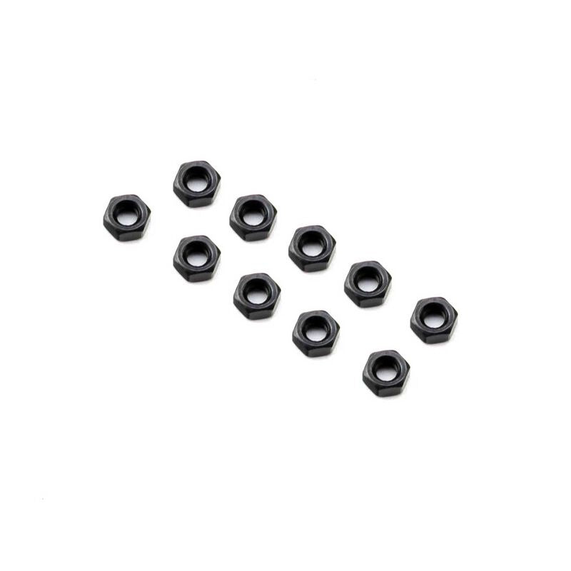 Axial AXI-3837 M3 Nut, Thin, Black (10)