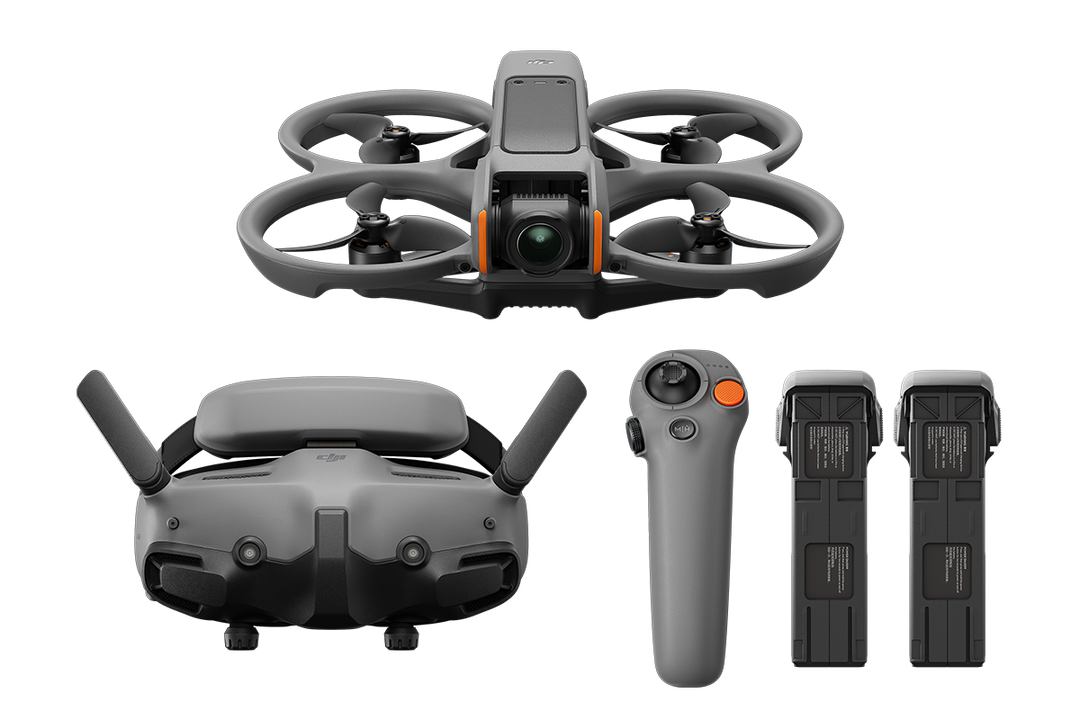 DJI Avata 2 Fly More Combo FPV Drone - Includes 3 Batteries, Goggles 3, RC Motion 3