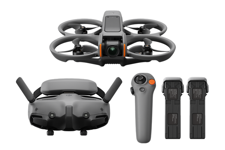 DJI Avata 2 Fly More Combo FPV Drone - Includes 3 Batteries, Goggles 3, RC Motion 3