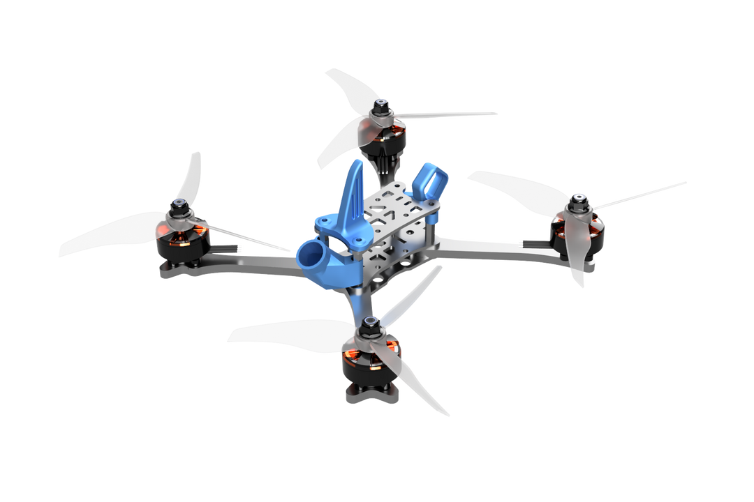 Typhon V7 T700 5" Racing Frame by DinDrones - Choose Configuration