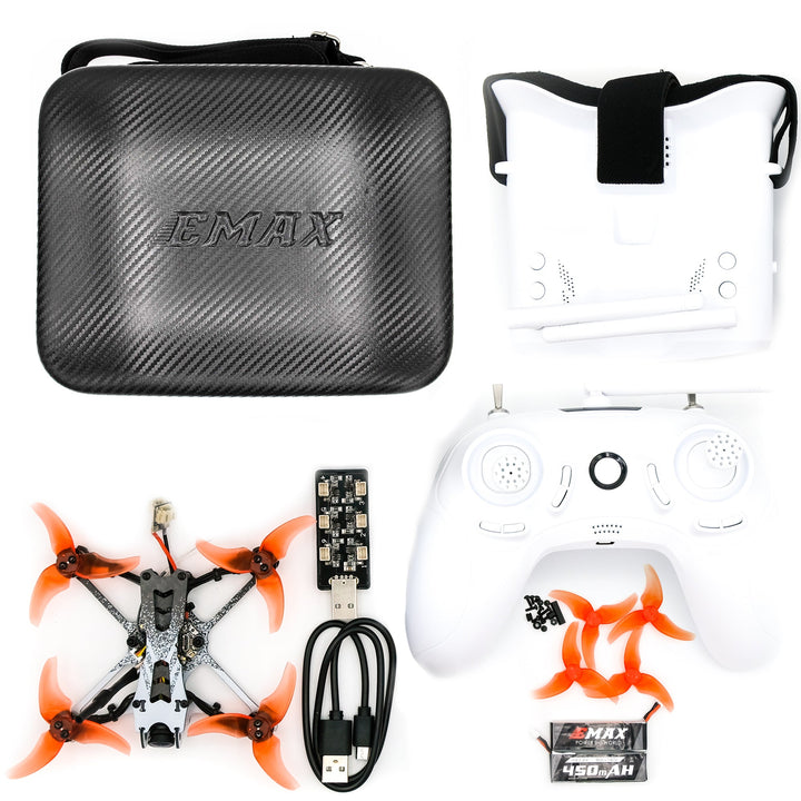 Kit de micro-drone Tinyhawk II Freestyle RTF FPV avec contrôleur et lunettes 