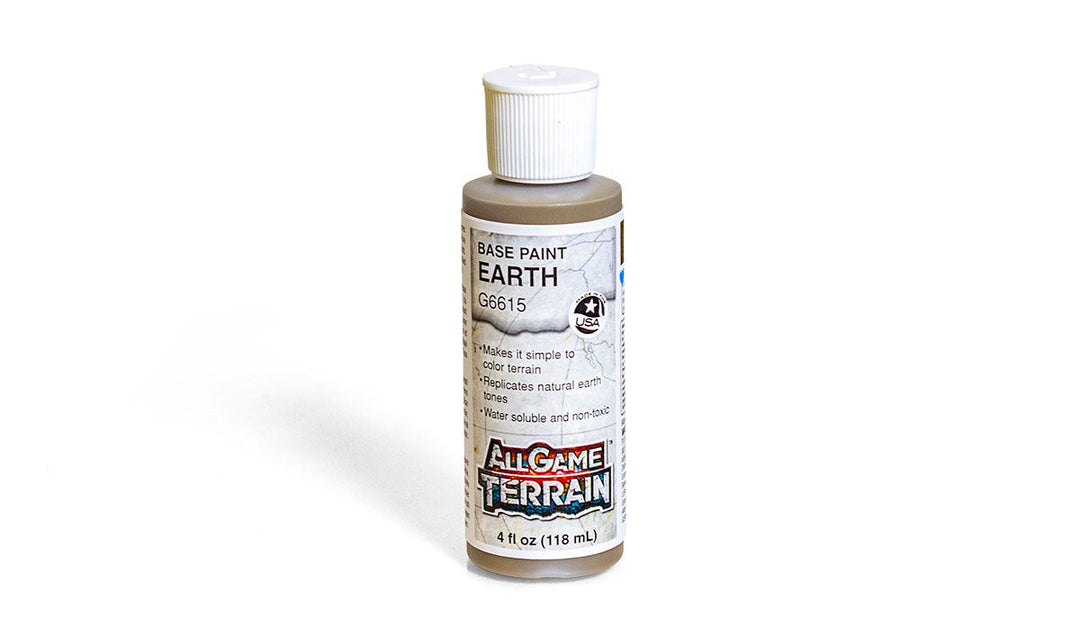 Woodland Scenics G6615 All Game Terrain Base Paint Earth 4 fl oz (118 mL)
