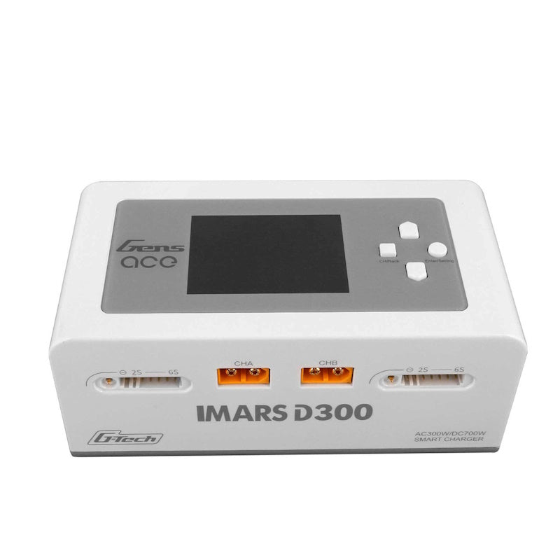 Gens Ace GEA300WD300UW IMARS D300 G-Tech AC/DC 300W/700W Charger White