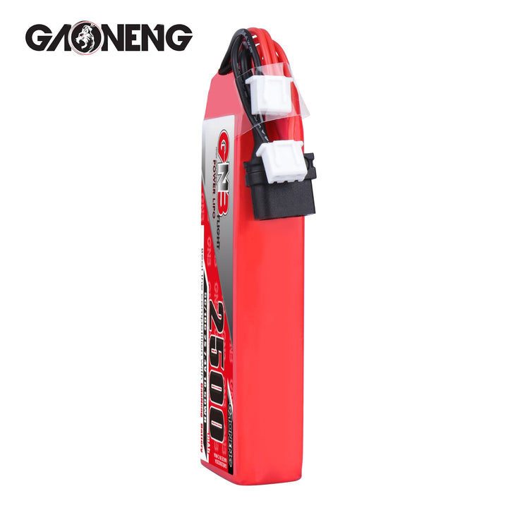 GNB LiPo Battery 2S 2500MAH 7.4V 5C 10C for FrSky X9D plus 2019 new edition XT60 XH2.54 connector