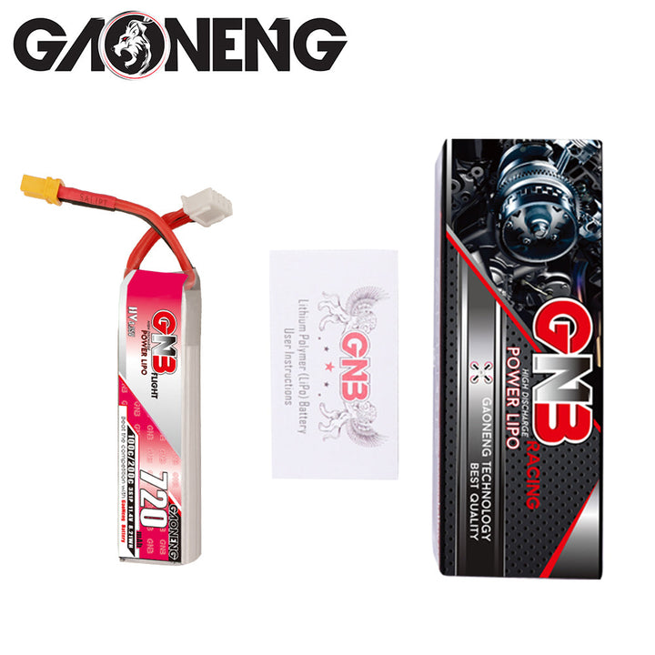 GNB 720mAh 11.4V 3S 100C HV Lipo Battery - XT-30