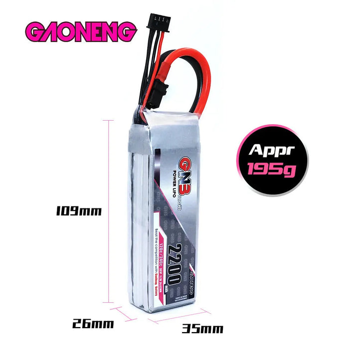 Batterie GNB 2200mAh 11.1V 3S1P 120C - XT60