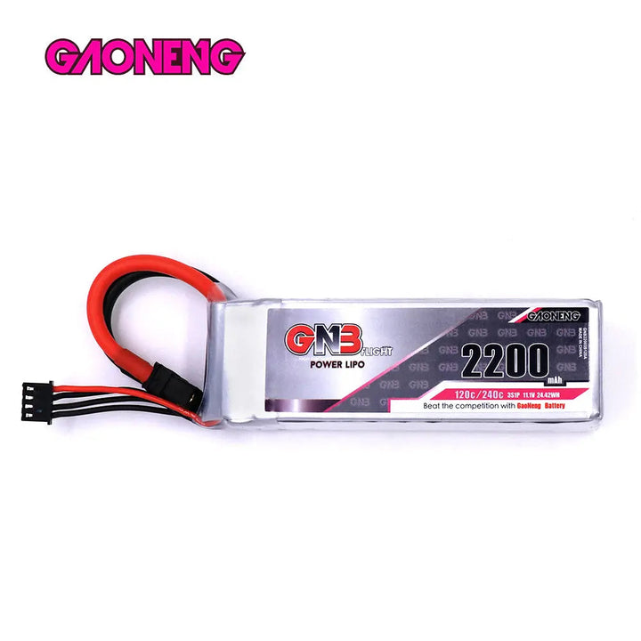 Batterie GNB 2200mAh 11.1V 3S1P 120C - XT60