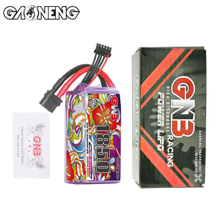 GNB 4S 1850MAH 15.2V 120C XT60 HV High Voltage LiHV Drone FPV FreeStyle Long Range LR Competition Racing Pack