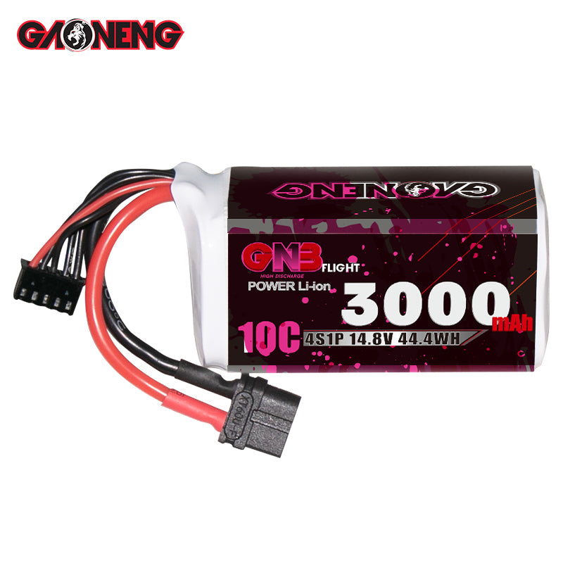 GNB 3000mah 14.8V 4S 10C Li-ion Battery Pack 18650 SONY VTC6 Long Range FPV