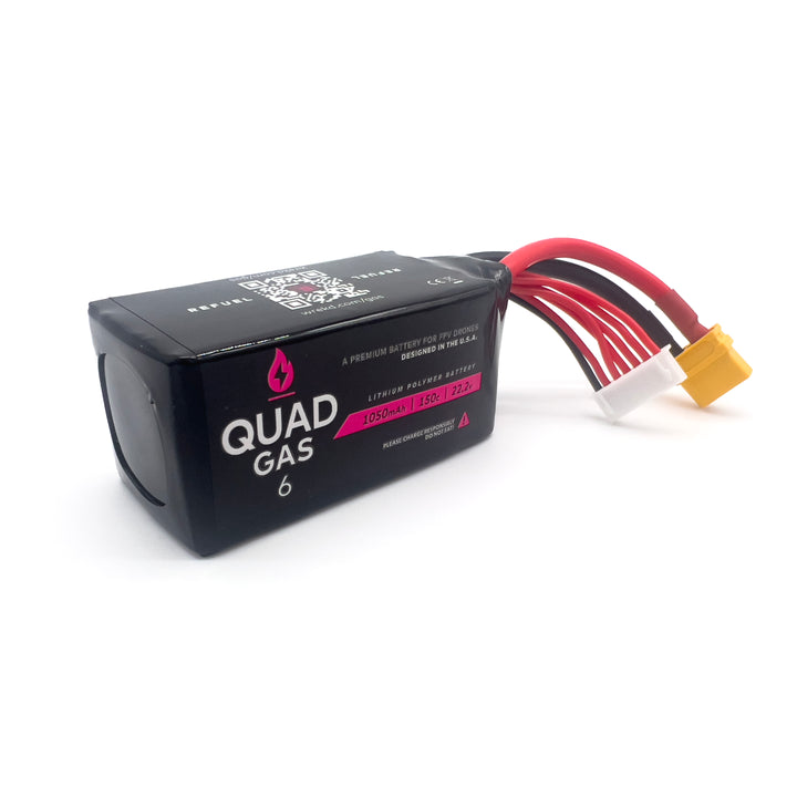 Batterie LiPo Quad Gas 6S 1380mAh 150c