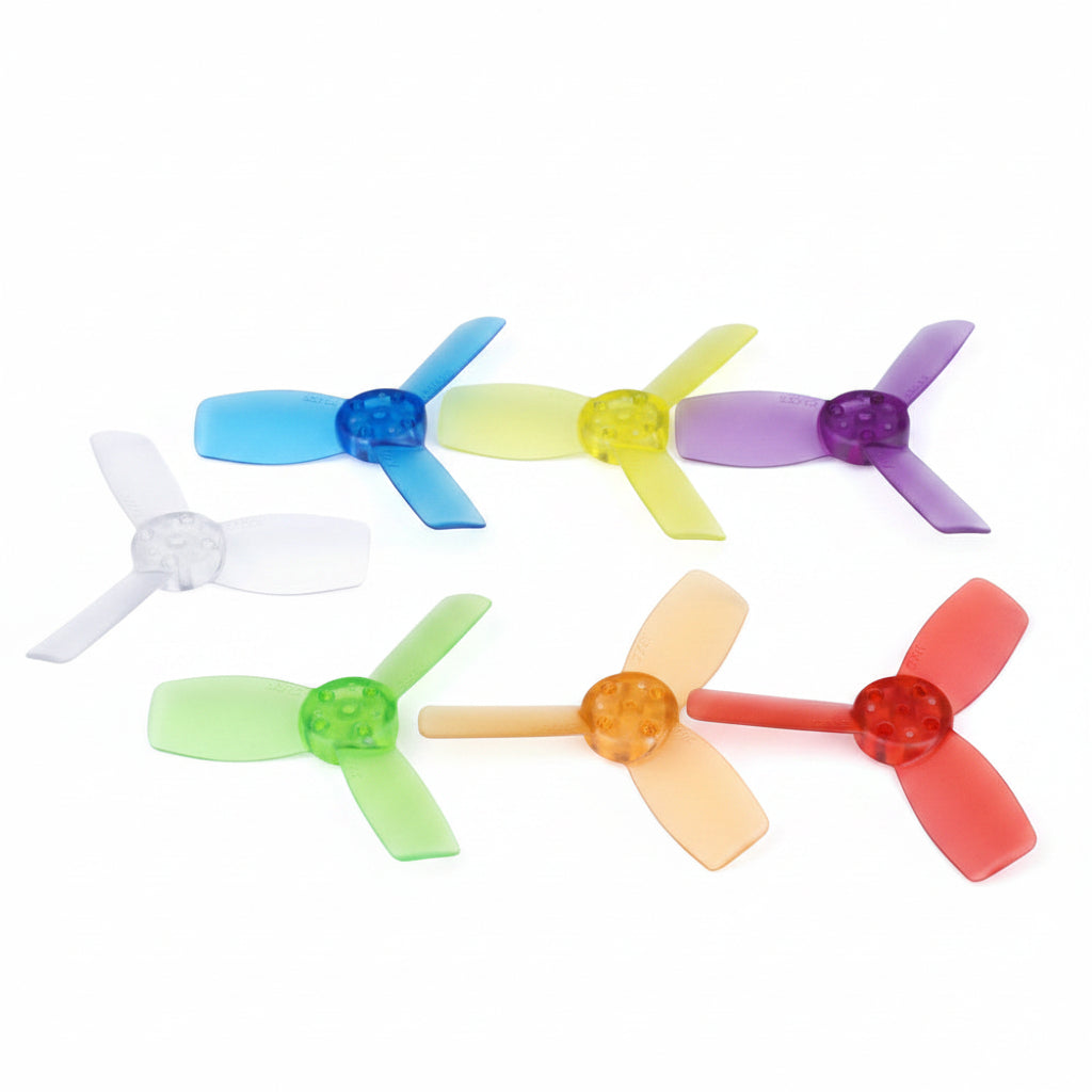 Hélices de repuesto de tres palas de 2,3" y 2345-3 para motores Emax Babyhawk RS1104 de 5250 Kv (paquete de 20) - Elija el color