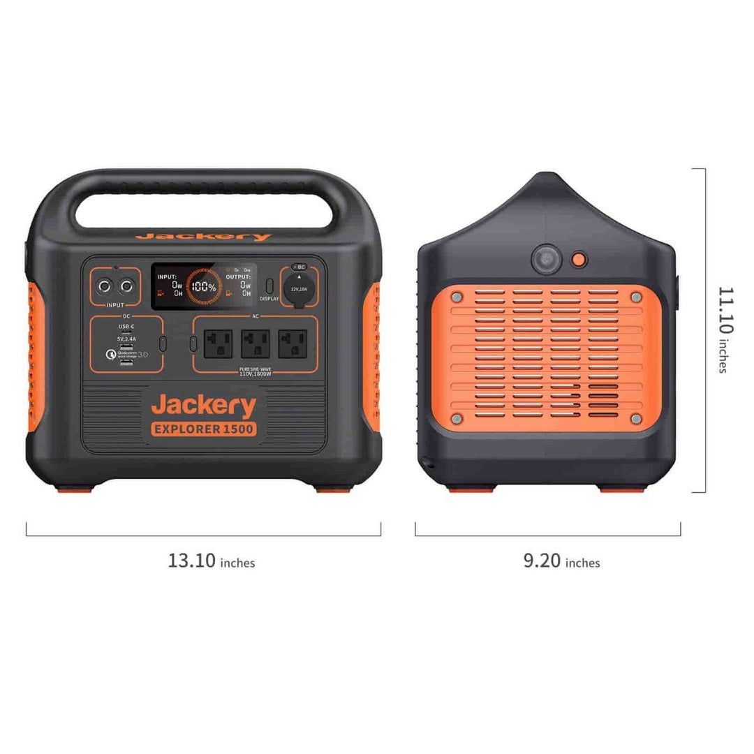 Jackery Solar Generator 1500 (Jackery 1500 + 2 X SolarSaga 100W)