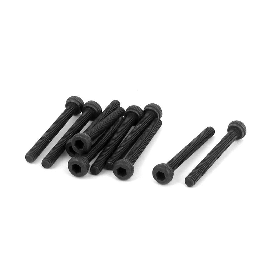 18mm M2 Iron Cup Head Screw Black Anodized (10 pieces)