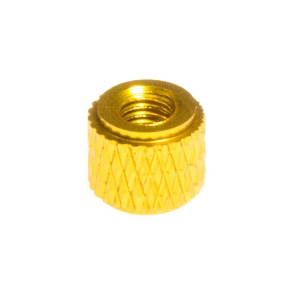 M3 Knurled Standoff w/ Small Step (10PCS) - Choose Your Color & Size