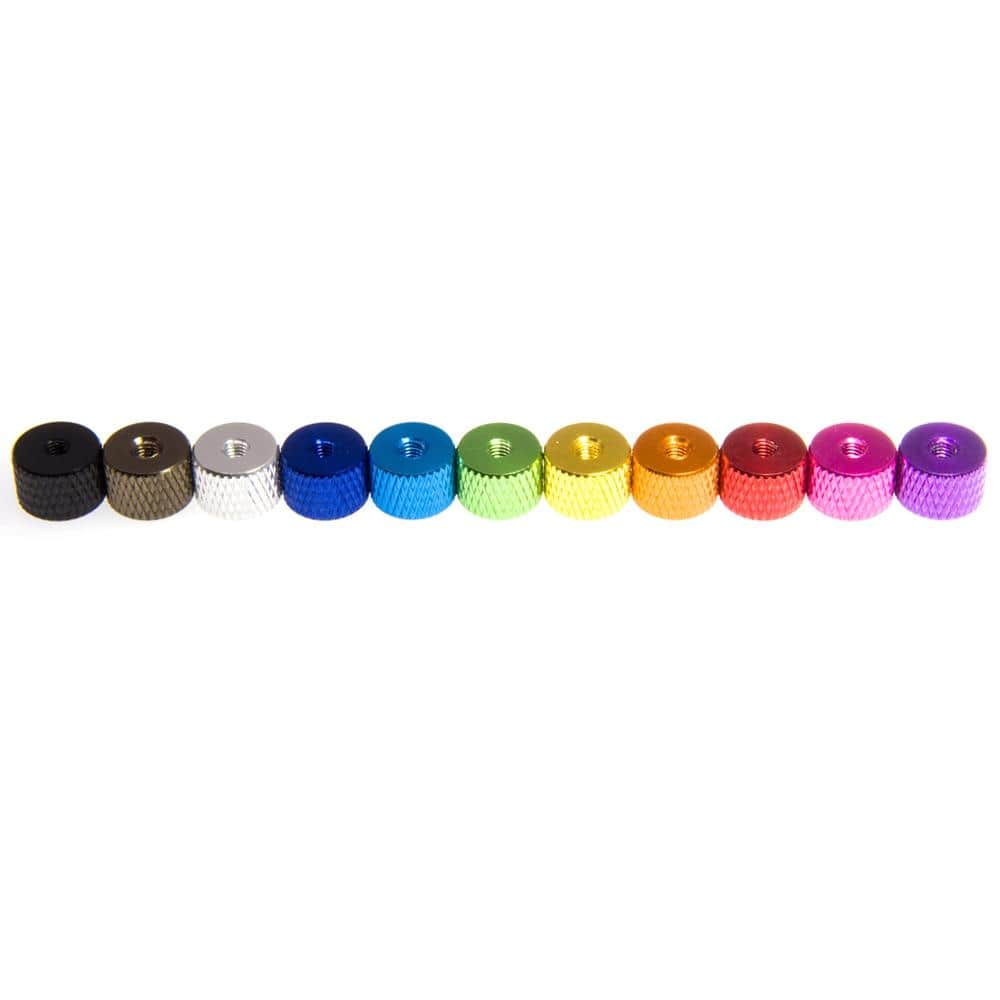 M3 Knurled Thumb Nut Standoff (1pc) - Choose Your Color