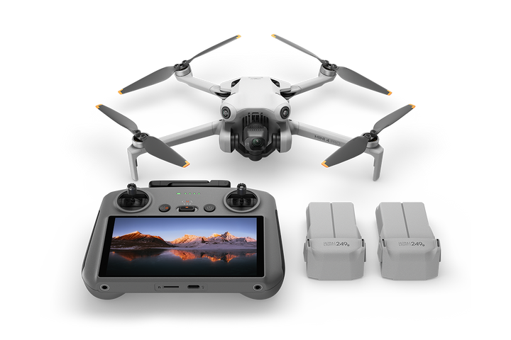 DJI Mini 4 Pro Fly More Combo (DJI RC 2) Includes 3 Batteries and Shoulder Bag