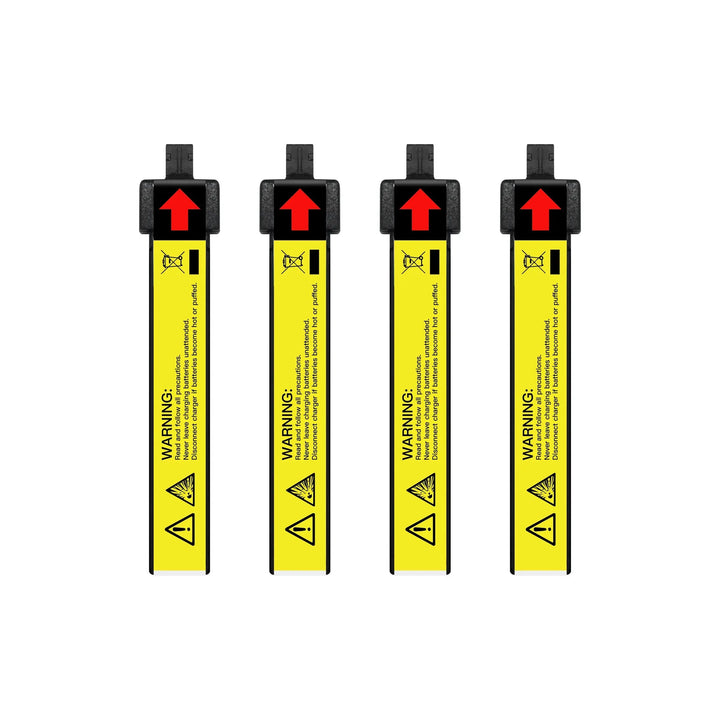 NewBeeDrone Nitro Nectar NX69 300mAh 1S 80C HV LiPo Battery 4xBatteries