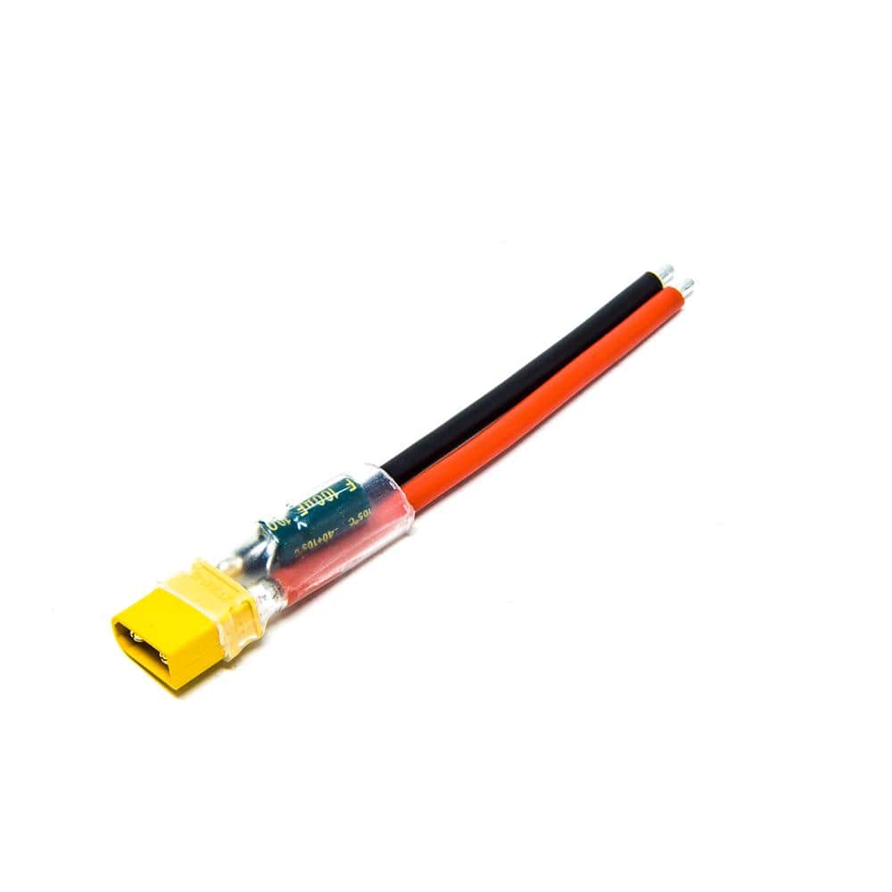Cable flexible XT30 de 16 AWG con condensador