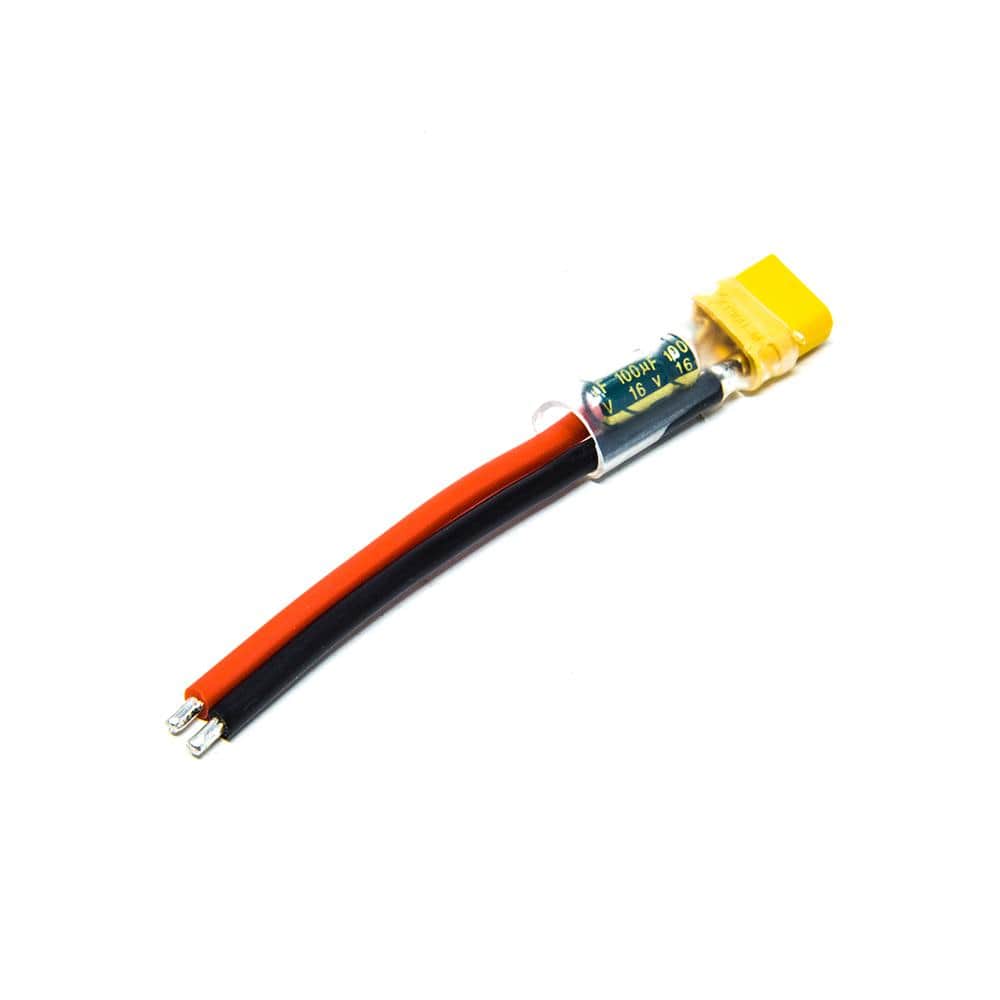 Cable flexible XT30 de 16 AWG con condensador