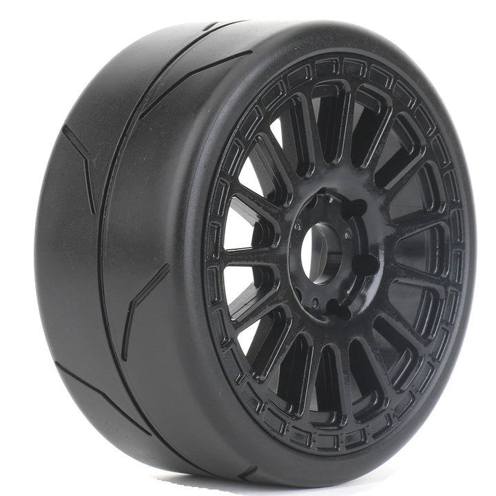 Powerhobby 1/8 GT QUICKER Belted Mounted Tires 17mm Ultra Soft
