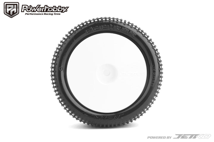 Powerhobby Desirer 1/10 Rear Buggy Clay Mounted Tires Medium Soft 2WD / 4WD