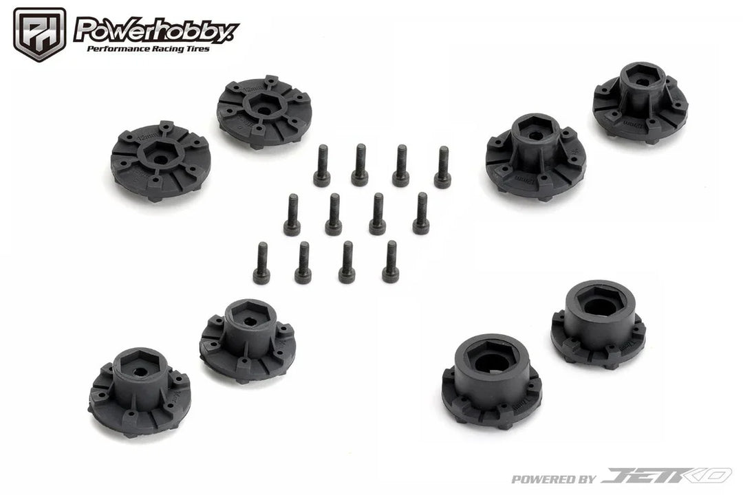Powerhobby 1/10 2.8" MT Raptor Tires (2) w/ Removable Hex Wheels