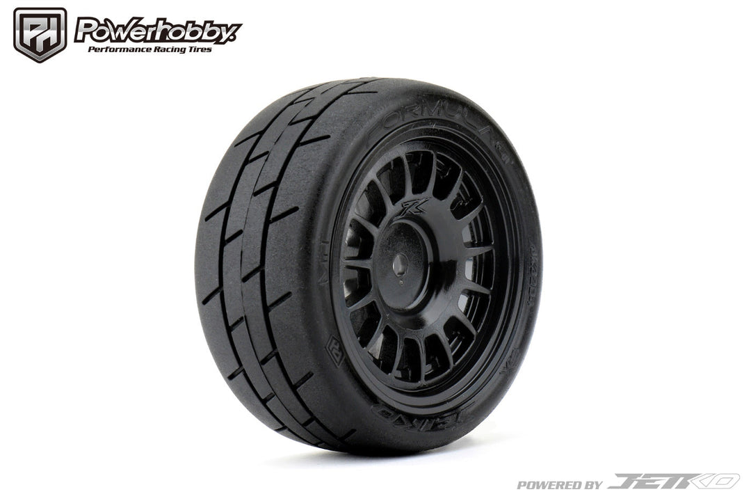 Powerhobby 1/10 Rally Car Formula Mounted Tires / Claw Wheels (4)