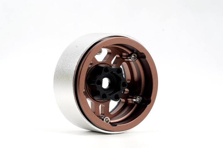Powerhobby B4 Aluminum 1.9 Beadlock Wheels 9mm Hubs Bronze (4) 1/10 Rock Crawler