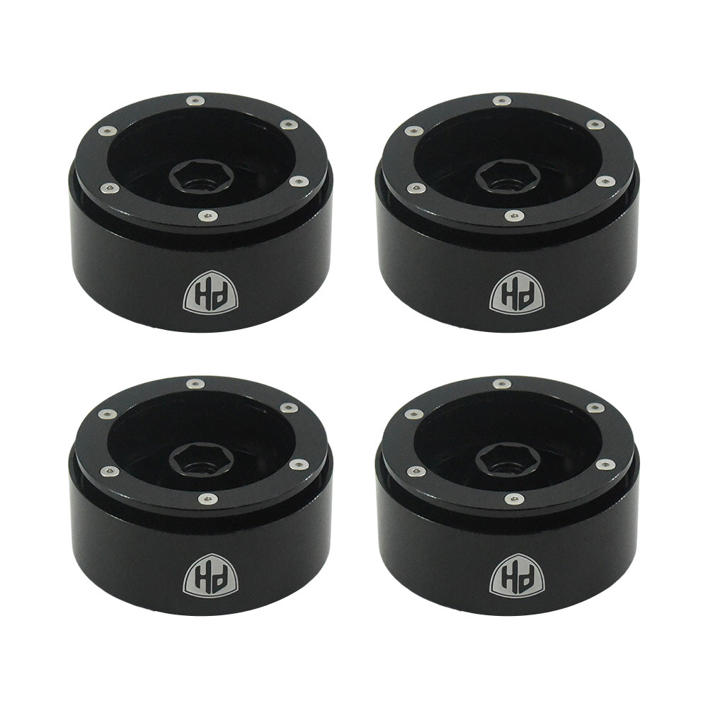 Powerhobby Aluminum 2.2" Beadlock Wheels Blue (4) 1/10 Rock Crawler