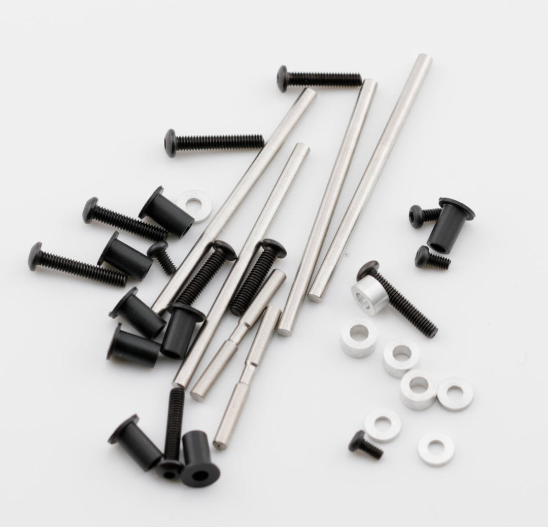 Powerhobby MB Aluminum Adjustable Rear Lower Arms Red MST RMX 2.5 / 2.0
