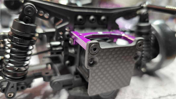 Powerhobby Carbon Fiber Rear ESC Mount Red MST MRX / FRX