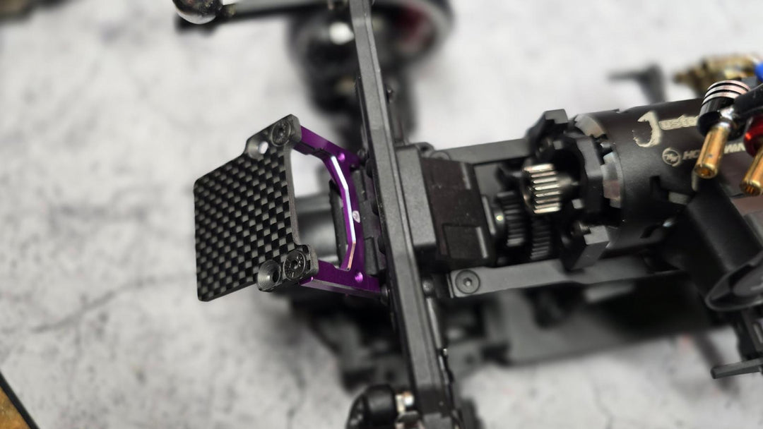 Powerhobby Carbon Fiber Rear ESC Mount Red MST MRX / FRX