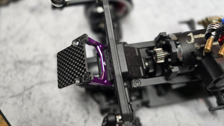 Powerhobby Carbon Fiber Rear ESC Mount Red MST MRX / FRX