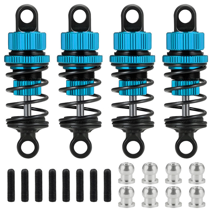 Powerhobby Aluminum 52MM Shocks Blue (4) 1/10 Touring Car