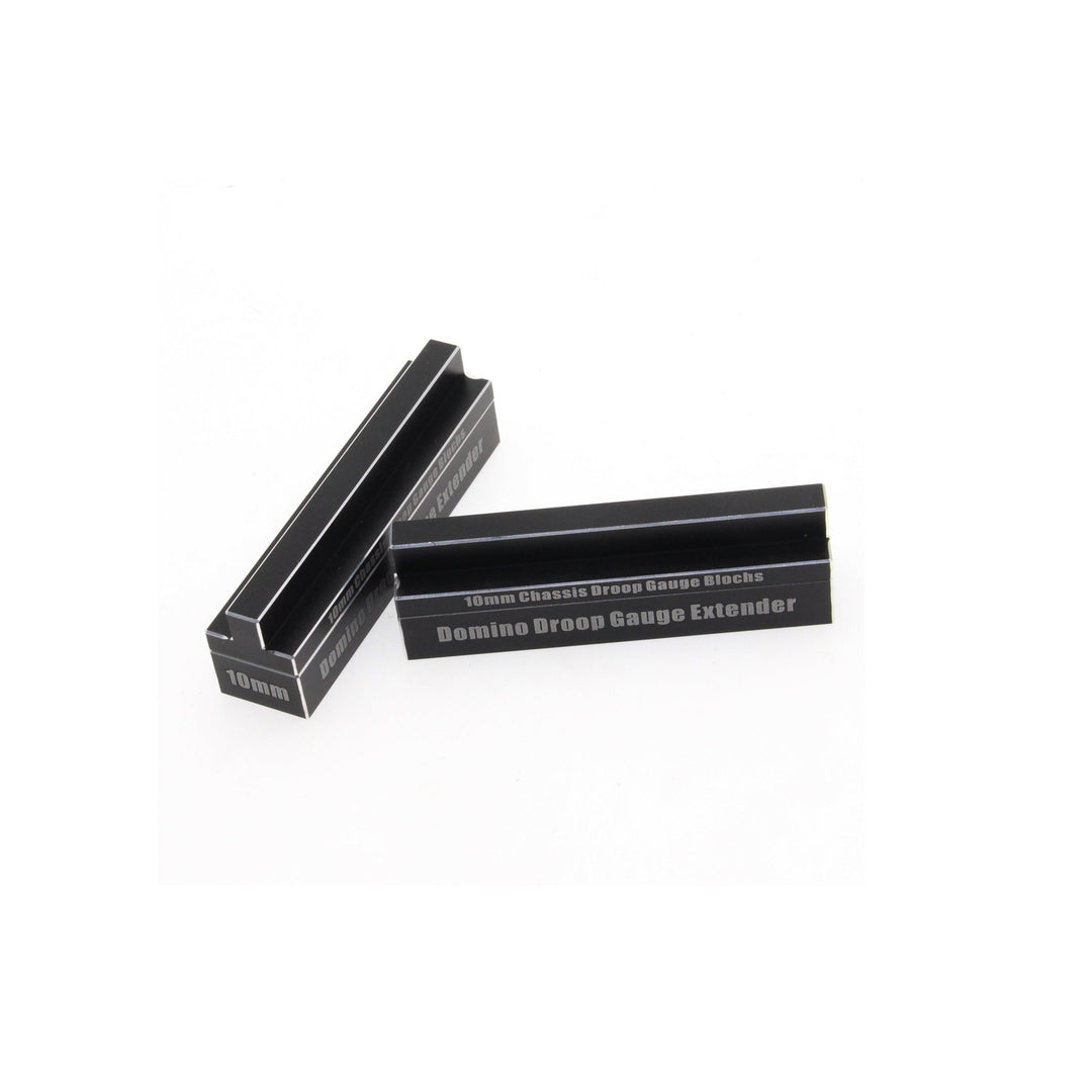 Powerhobby Domino Droop Gauge & Extender 10MM Chasis Droop Gauge Blocks for 1/8 and 1/10 Car