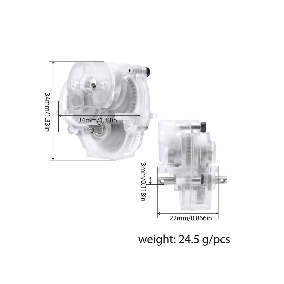 Powerhobby Complete Transmission with Acrylic Housing FOR Traxxas TRX-4M