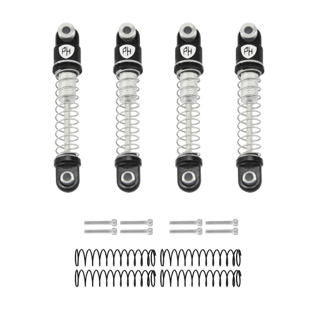Powerhobby Axial SCX30 Aluminum Shocks 25mm (4) Black PHB7569Black